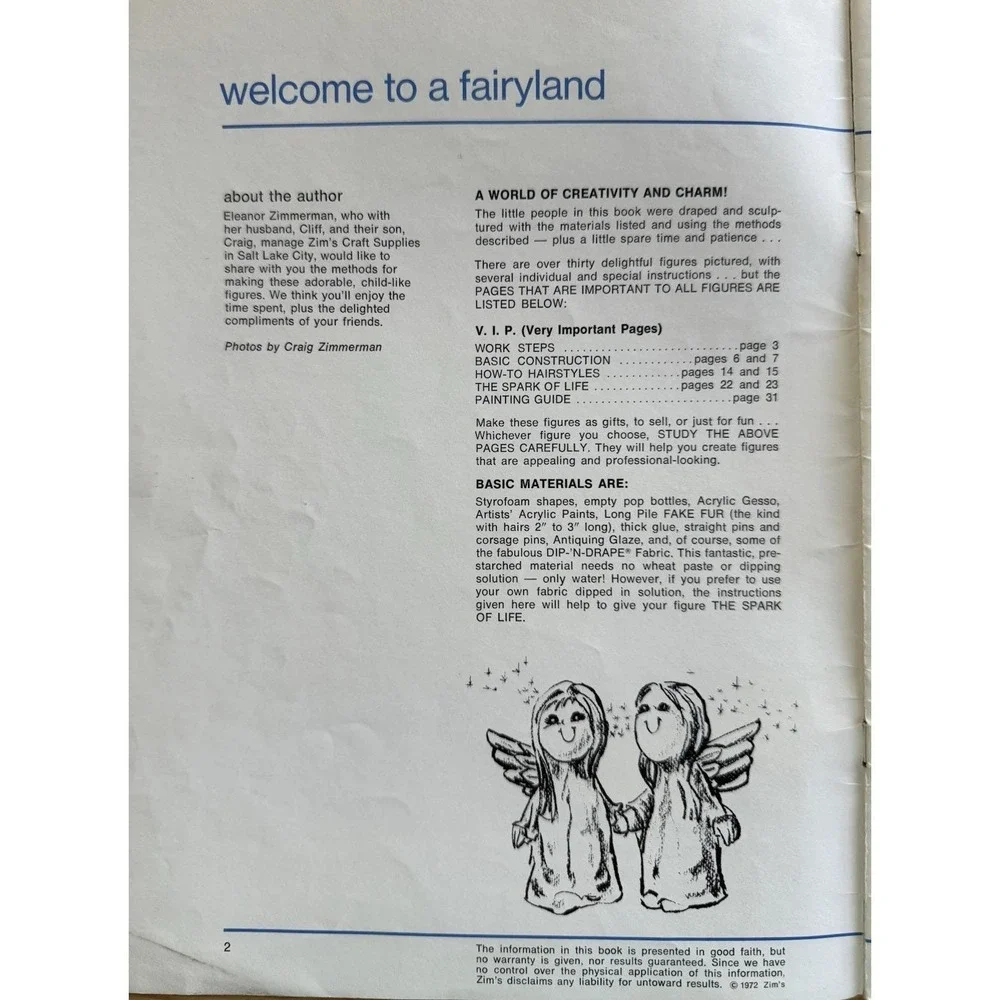 Creative‎ Figure Draping Craft Book 1972 Eleanor Zimmerman Zim's